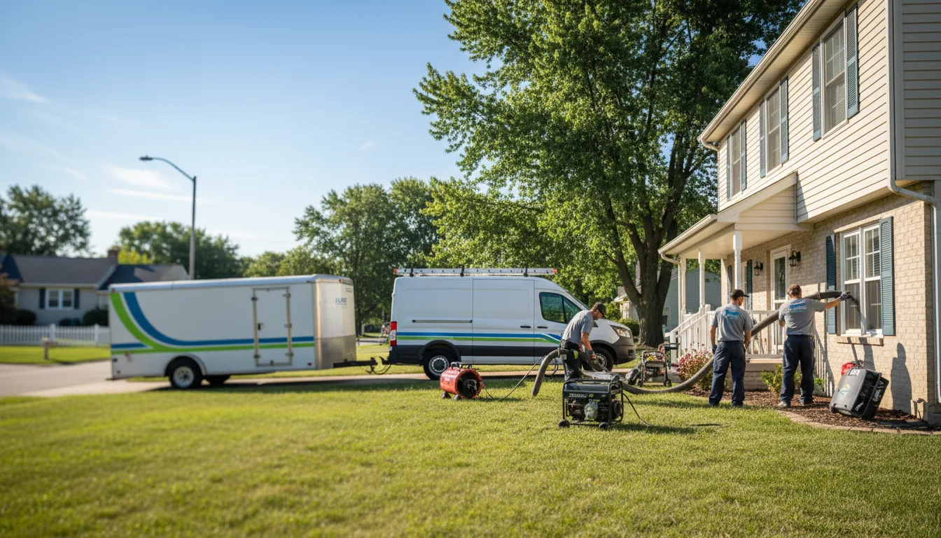 Flooded Basement Restoration And Cleanup With Repair in Dardanelle, AR near me